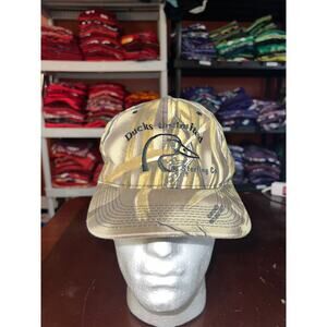 Vintage Ducks Unlimited Hat Advantage Wetlands Camo Snapback Colorado Cap